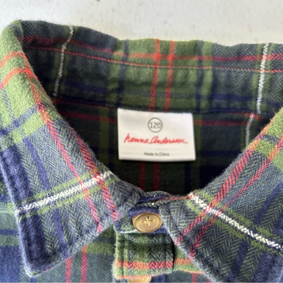 Hanna Anderson Flannel Shirt - Picture 2 of 3